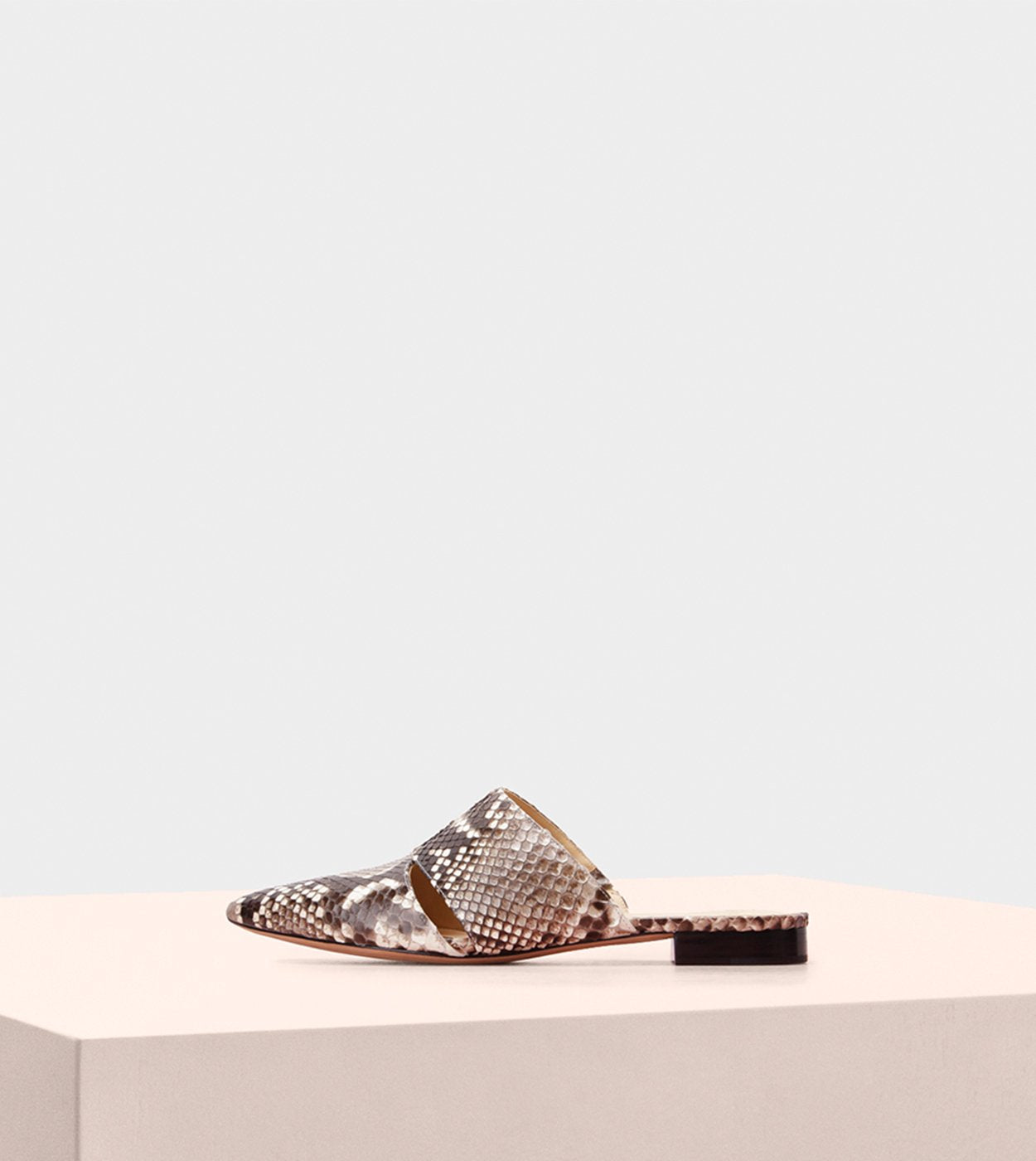 aura 20 mule - exotic leather